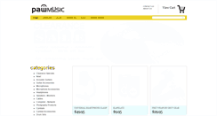 Desktop Screenshot of pawmusic.com